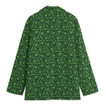 Irish Shamrock Pattern Print Women's Blazer