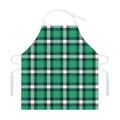 Irish St. Patrick's Day Plaid Print Adjustable Apron