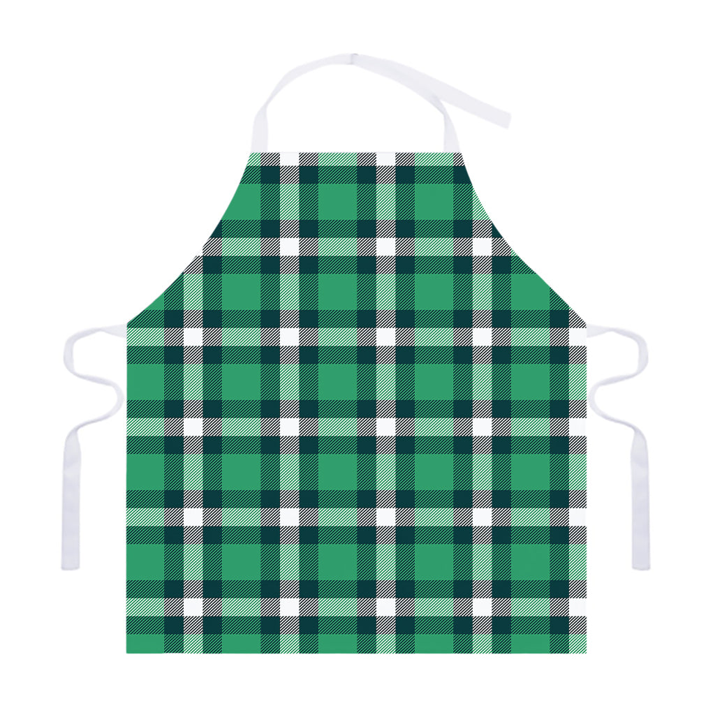 Irish St. Patrick's Day Plaid Print Adjustable Apron