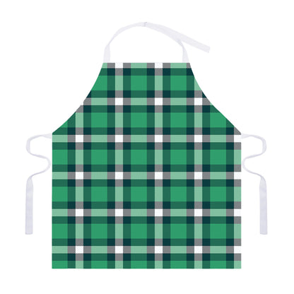 Irish St. Patrick's Day Plaid Print Adjustable Apron