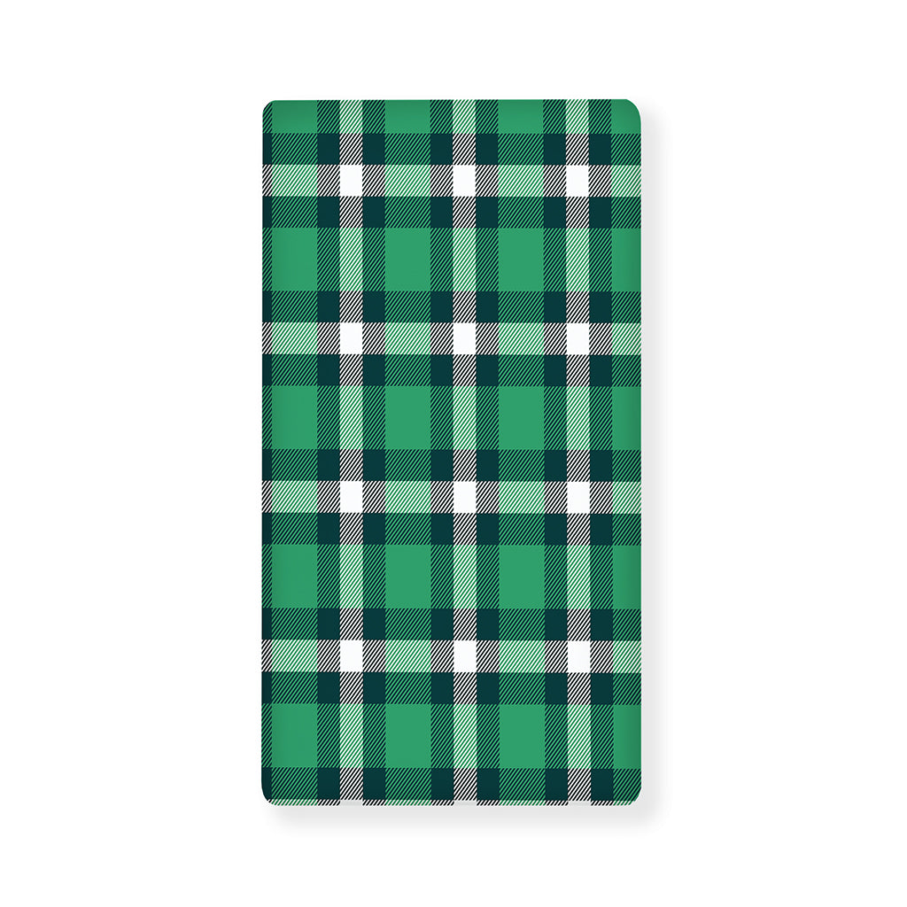Irish St. Patrick's Day Plaid Print Baby Crib Sheet