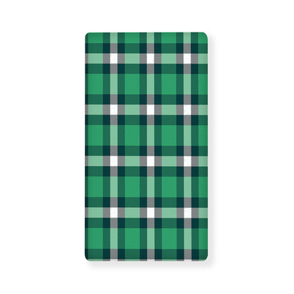 Irish St. Patrick's Day Plaid Print Baby Crib Sheet