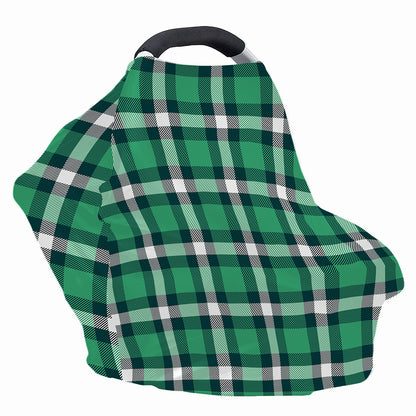 Irish St. Patrick's Day Plaid Print Baby Seat Cover