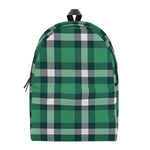 Irish St. Patrick's Day Plaid Print Backpack