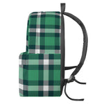 Irish St. Patrick's Day Plaid Print Backpack