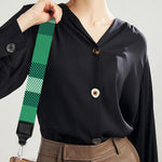 Irish St. Patrick's Day Plaid Print Bag Strap