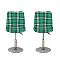 Irish St. Patrick's Day Plaid Print Bar Stool Covers