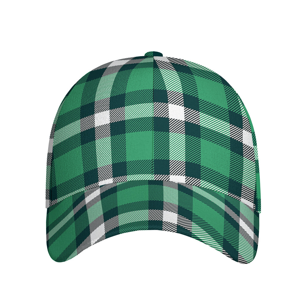 Irish St. Patrick's Day Plaid Print Baseball Cap