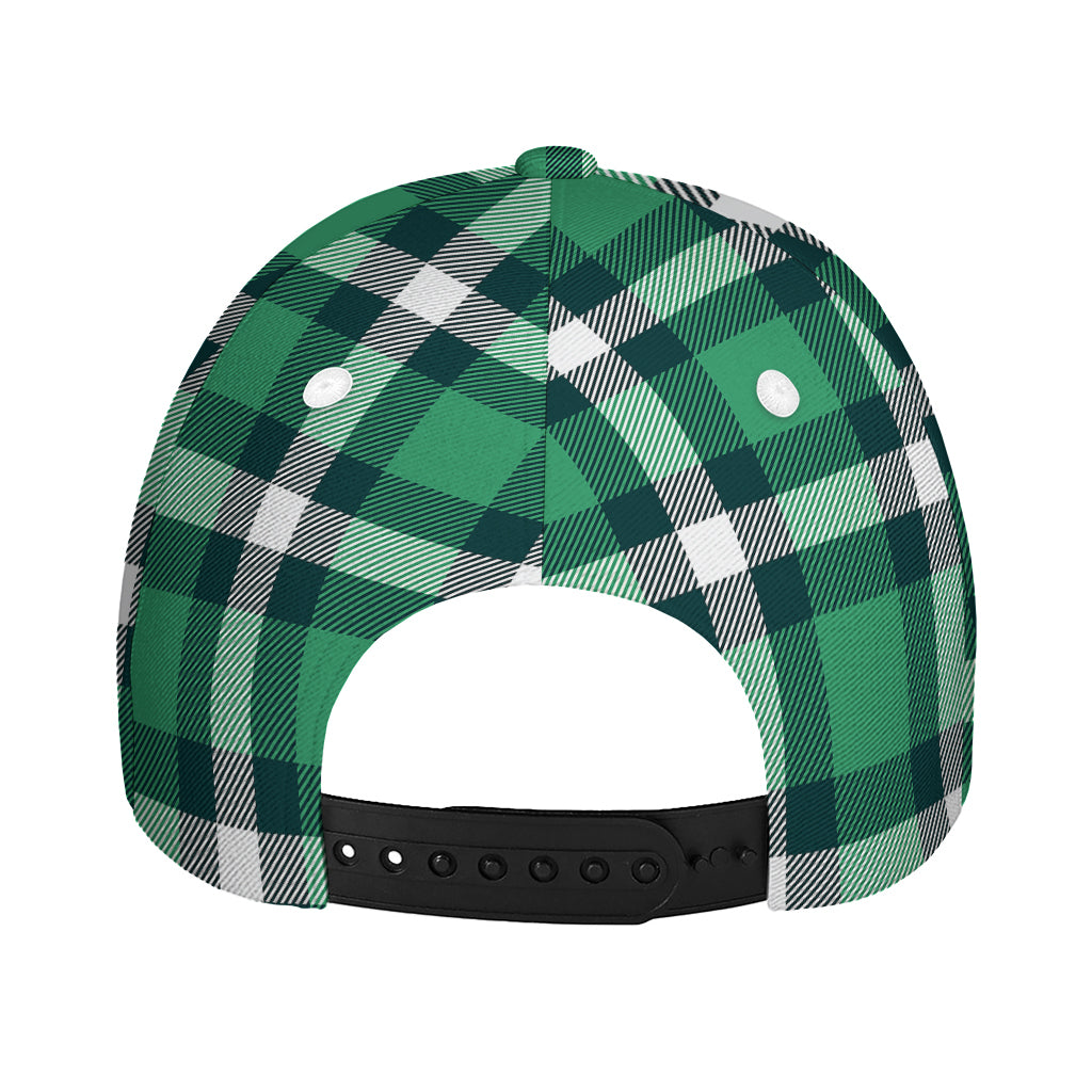 Irish St. Patrick's Day Plaid Print Baseball Cap