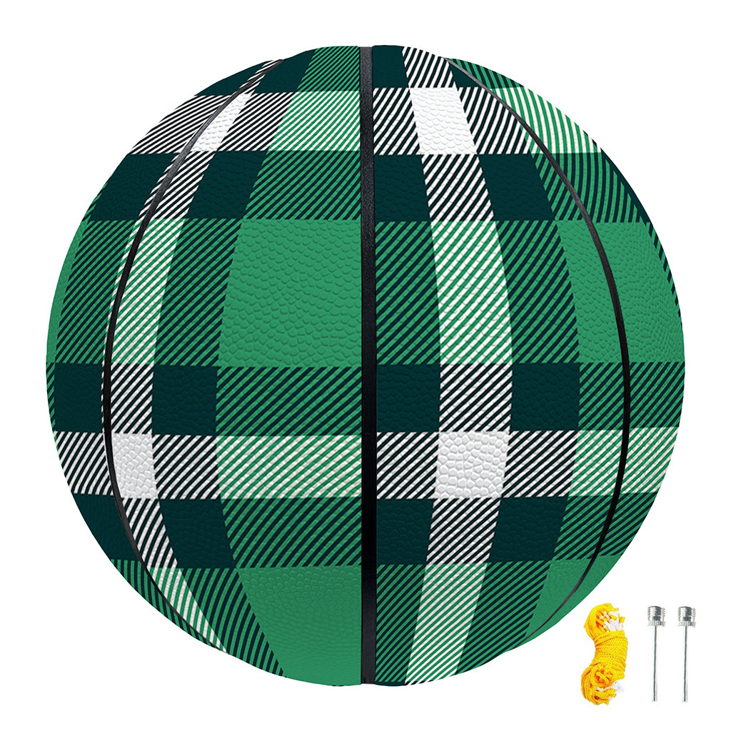 Irish St. Patrick's Day Plaid Print Basketball