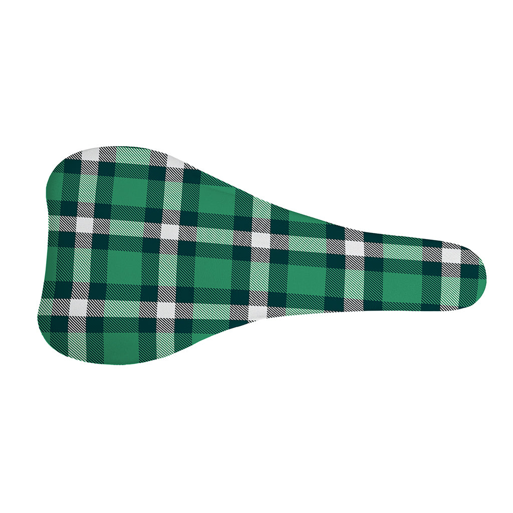 Irish St. Patrick's Day Plaid Print Bicycle Seat Cover