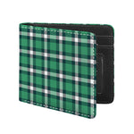 Irish St. Patrick's Day Plaid Print Bifold Wallet