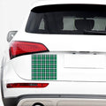 Irish St. Patrick's Day Plaid Print Car Sticker
