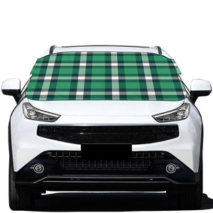 Irish St. Patrick's Day Plaid Print Car Windshield Snow Cover