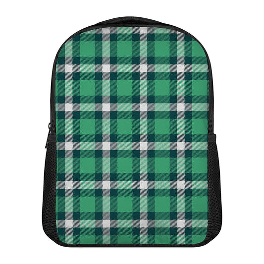 Irish St. Patrick's Day Plaid Print Casual Backpack