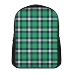 Irish St. Patrick's Day Plaid Print Casual Backpack