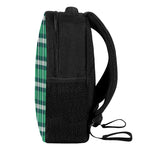 Irish St. Patrick's Day Plaid Print Casual Backpack