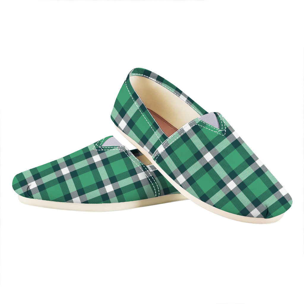 Irish St. Patrick's Day Plaid Print Casual Shoes