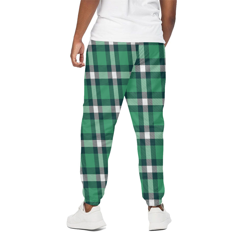 Irish St. Patrick's Day Plaid Print Cotton Pants