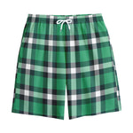 Irish St. Patrick's Day Plaid Print Cotton Shorts