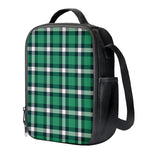 Irish St. Patrick's Day Plaid Print Crossbody Lunch Bag