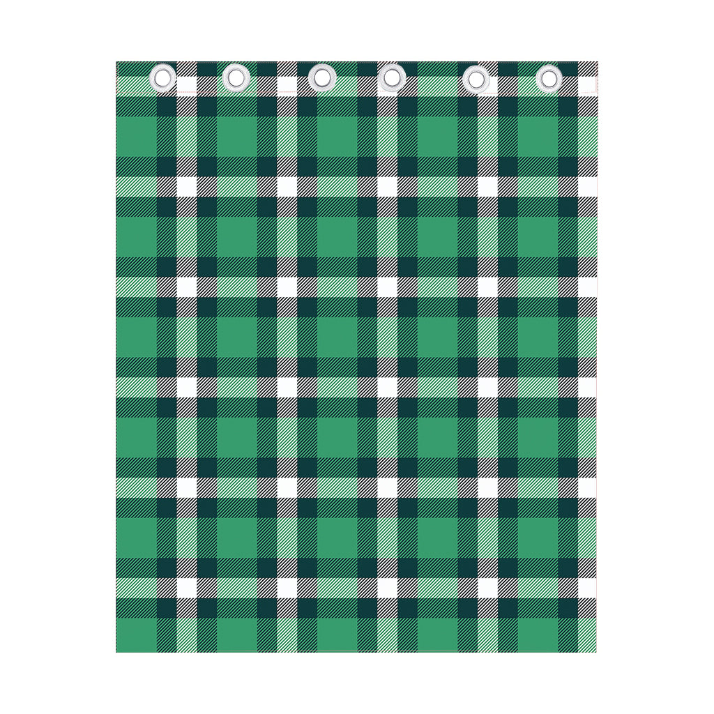 Irish St. Patrick's Day Plaid Print Curtain