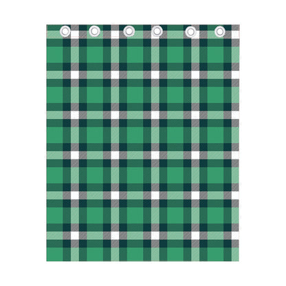 Irish St. Patrick's Day Plaid Print Curtain