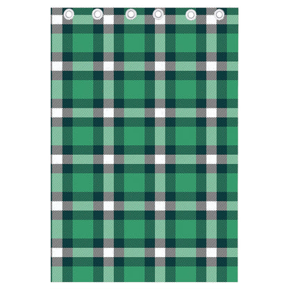 Irish St. Patrick's Day Plaid Print Curtain