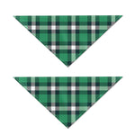 Irish St. Patrick's Day Plaid Print Dog Bandana