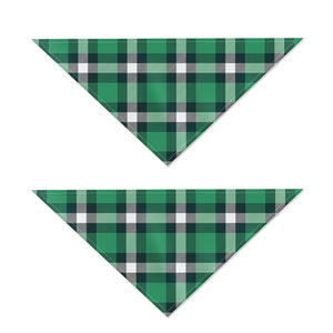 Irish St. Patrick's Day Plaid Print Dog Bandana