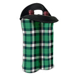 Irish St. Patrick's Day Plaid Print Double Neoprene Wine Tote