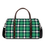 Irish St. Patrick's Day Plaid Print Duffle Bag