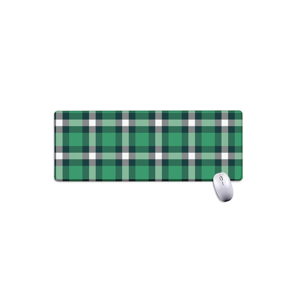 Irish St. Patrick's Day Plaid Print Extended Mouse Pad