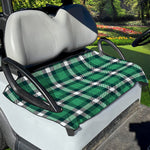 Irish St. Patrick's Day Plaid Print Golf Cart Seat Cover
