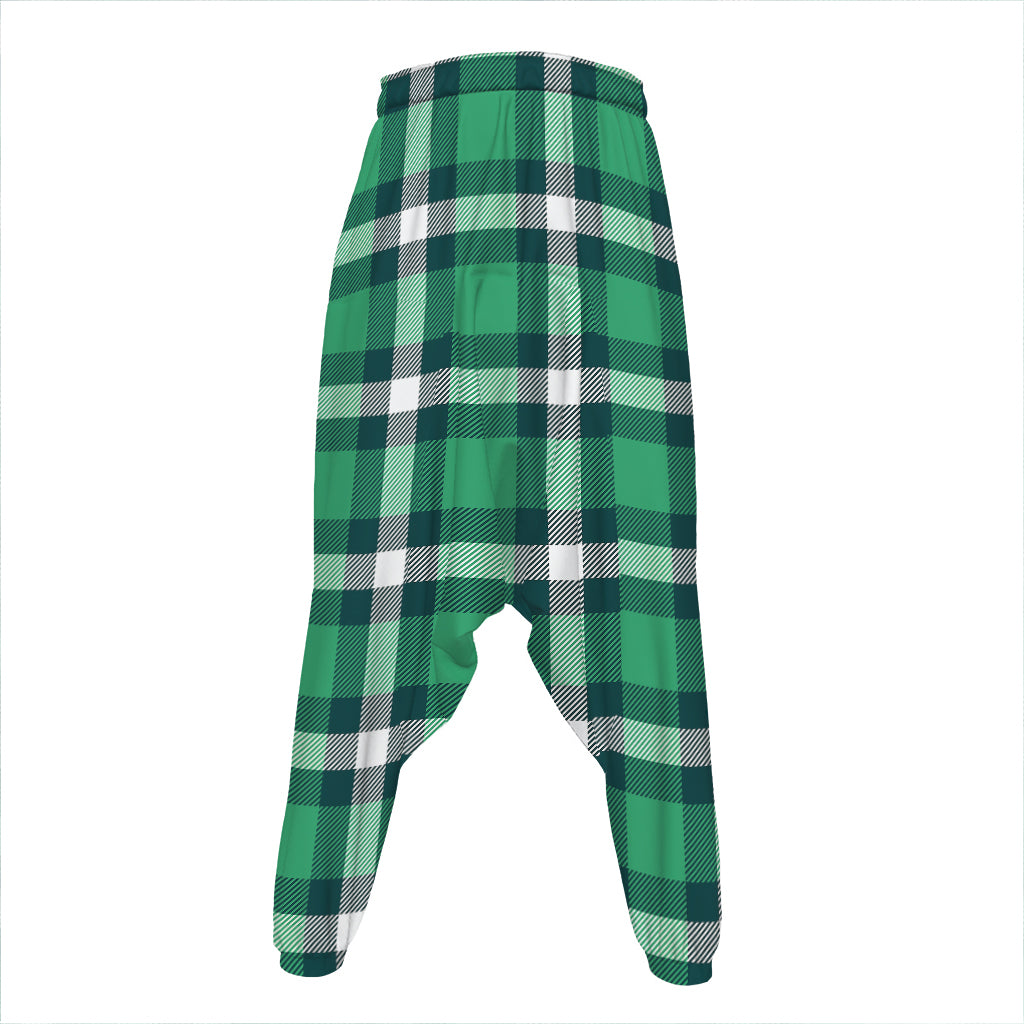 Irish St. Patrick's Day Plaid Print Hammer Pants
