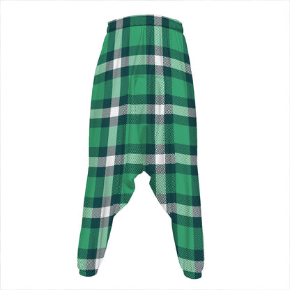Irish St. Patrick's Day Plaid Print Hammer Pants