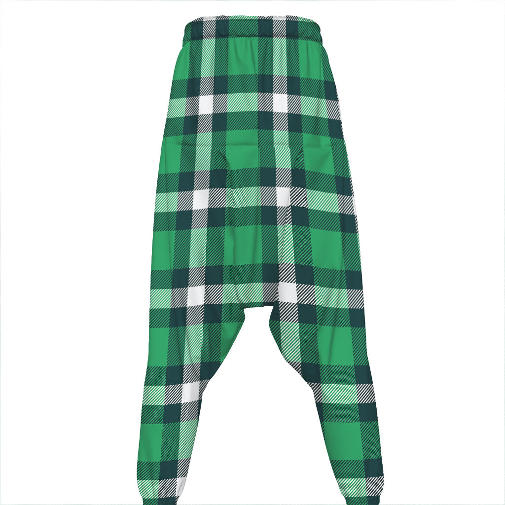 Irish St. Patrick's Day Plaid Print Hammer Pants