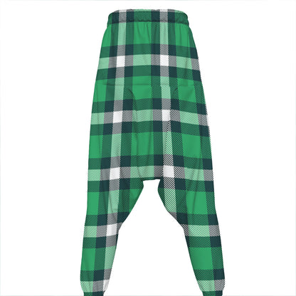 Irish St. Patrick's Day Plaid Print Hammer Pants