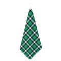 Irish St. Patrick's Day Plaid Print Hand Towel