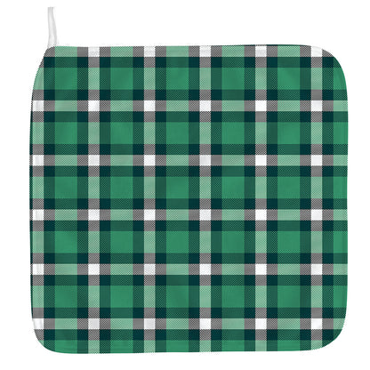 Irish St. Patrick's Day Plaid Print Hand Towel