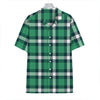 Irish St. Patrick's Day Plaid Print Hawaiian Shirt