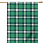 Irish St. Patrick's Day Plaid Print House Flag