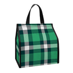 Irish St. Patrick's Day Plaid Print Insulated Lunch Tote