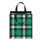 Irish St. Patrick's Day Plaid Print Insulated Lunch Tote