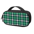 Irish St. Patrick's Day Plaid Print Portable Cooler Travel Case