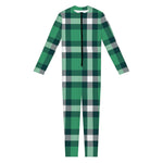 Irish St. Patrick's Day Plaid Print Jumpsuit