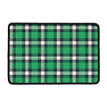 Irish St. Patrick's Day Plaid Print Kitchen Mat