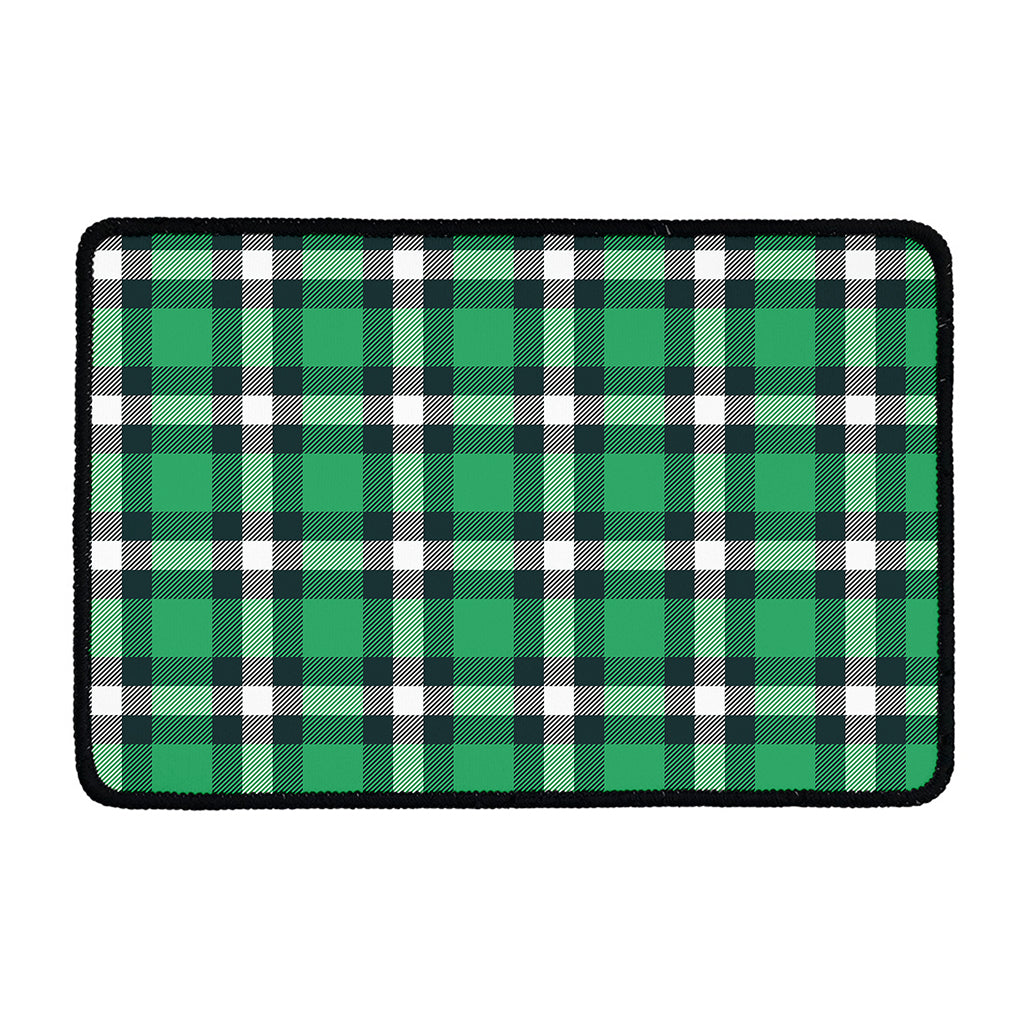 Irish St. Patrick's Day Plaid Print Kitchen Mat