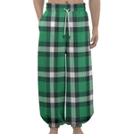 Irish St. Patrick's Day Plaid Print Lantern Pants