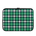 Irish St. Patrick's Day Plaid Print Laptop Sleeve